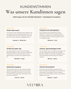 VELMIRA SkinMatch – Farbadaptive Foundation