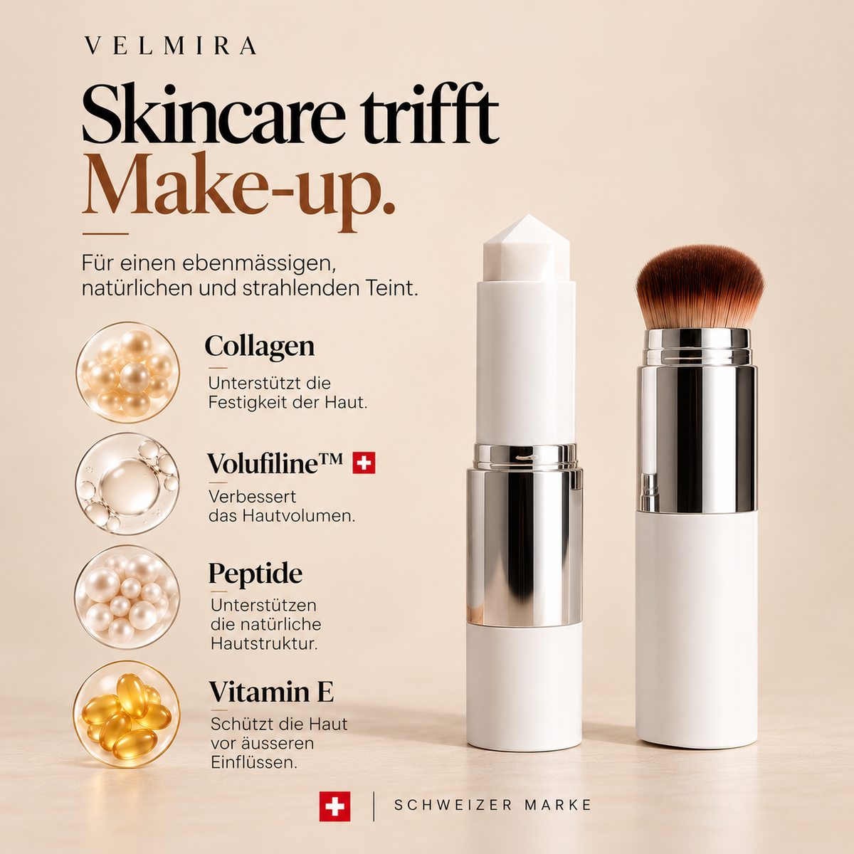 VELMIRA SkinMatch – Farbadaptive Foundation
